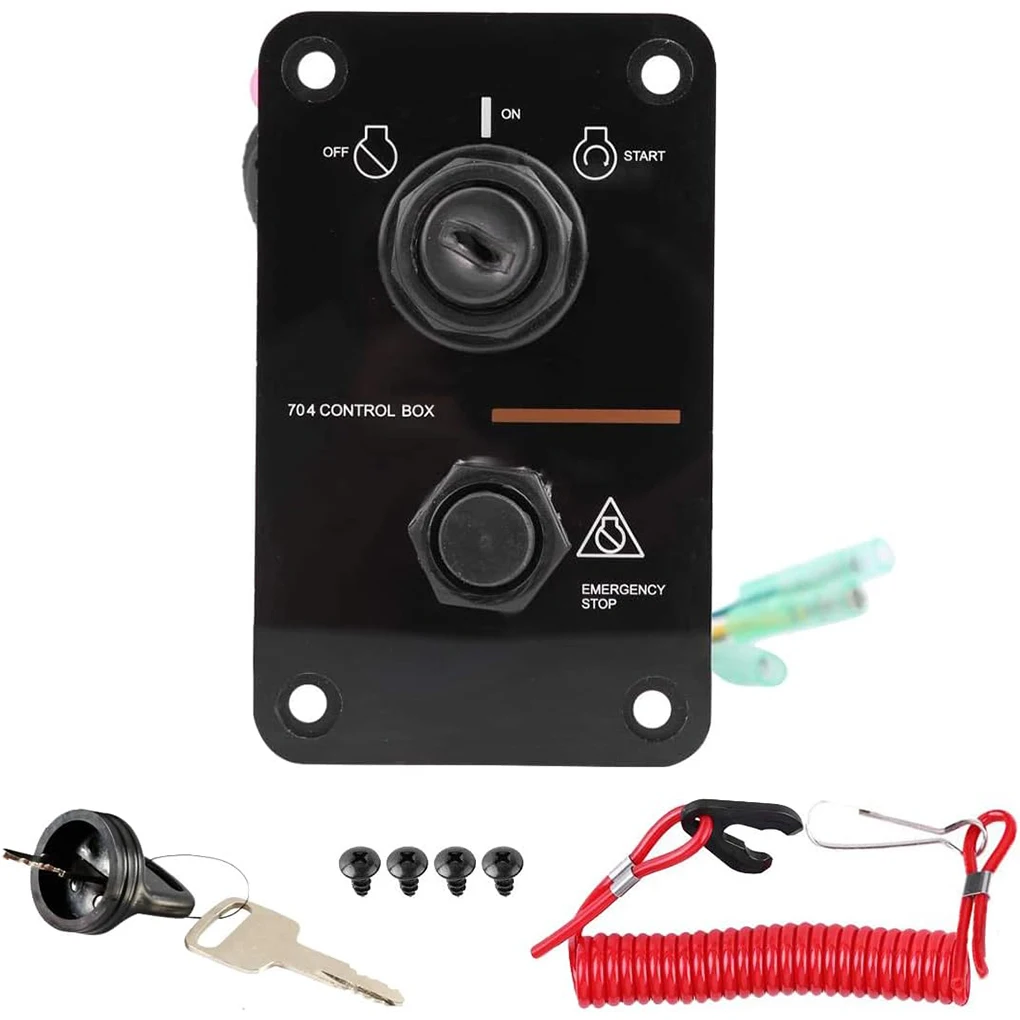Outboard Single Engine Key Switch Assembly Panel 704-82570-12-00 704-82570-08 for Yamaha PANEL SWITCH ASSY Fast