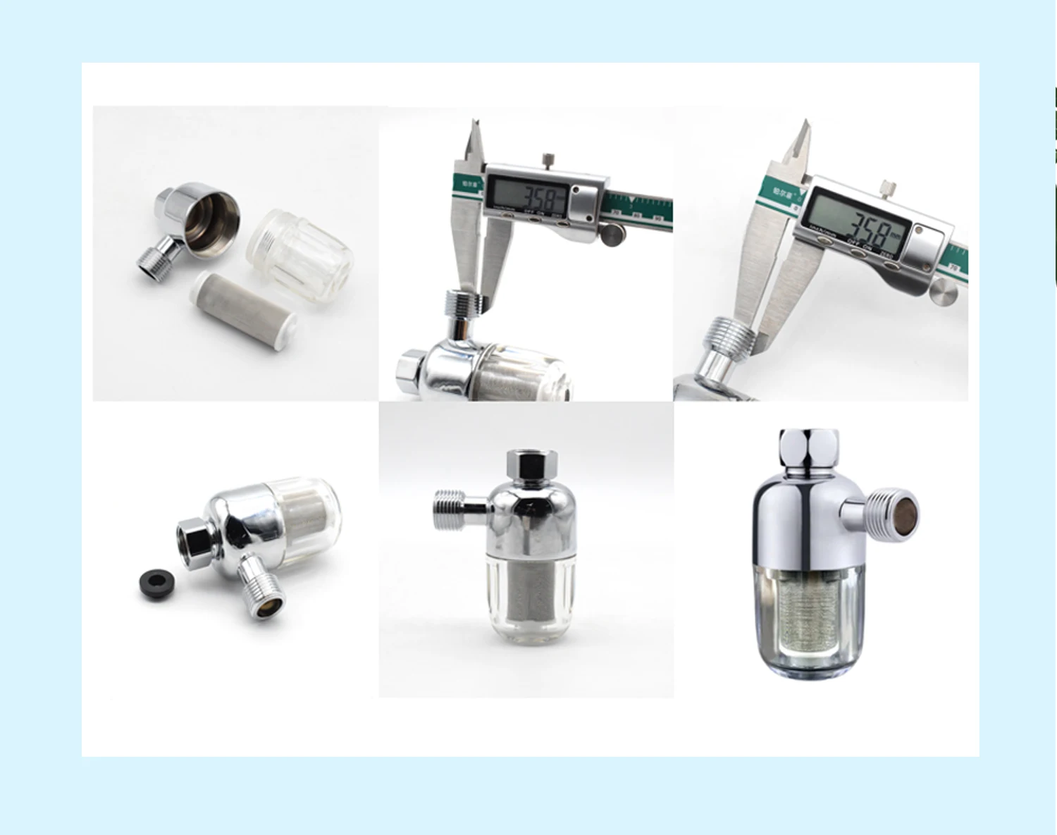 Universal Manual Pre-Filter Water Filter | Household 40 Micron Filtration Large Flow | Protect and Extend Water Life