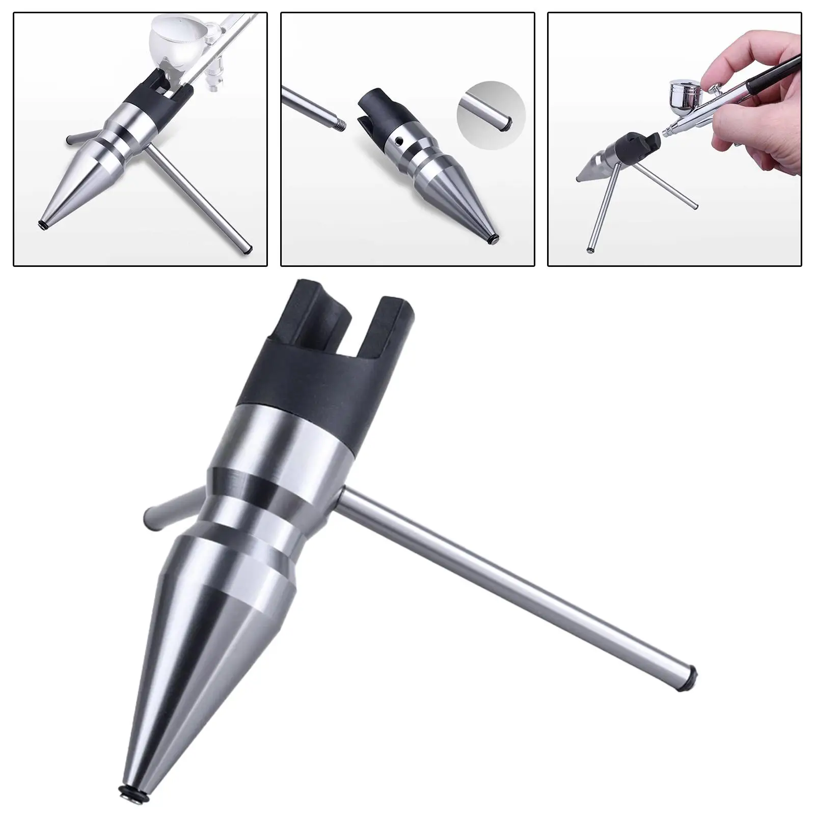 

Spray Pen Stand Portable Support DIY Art Painting Model Painting Universal Tools Storage Holder Non Slip Desktop Airbrush Stand