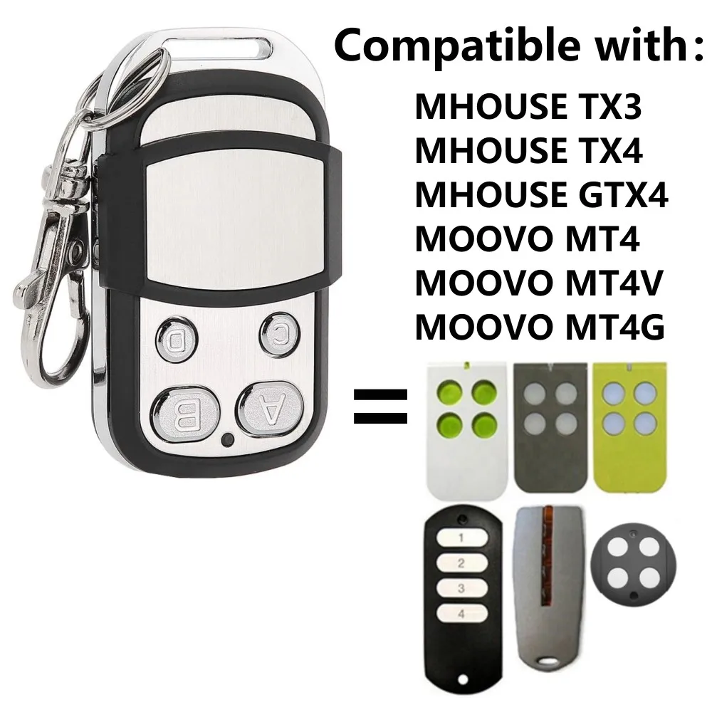 Mhouse 433.92MHz Rolling Code Garage Remote Control