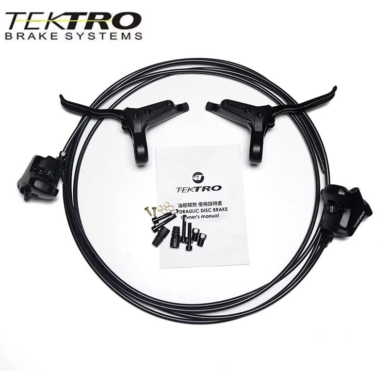 TEKTRO HD-R280 Flat Bar Gravel Road Bike Hydraulic Disc Brake FM Flat Mount 1900mm Road Bike Oil Press Brake BR-UR300