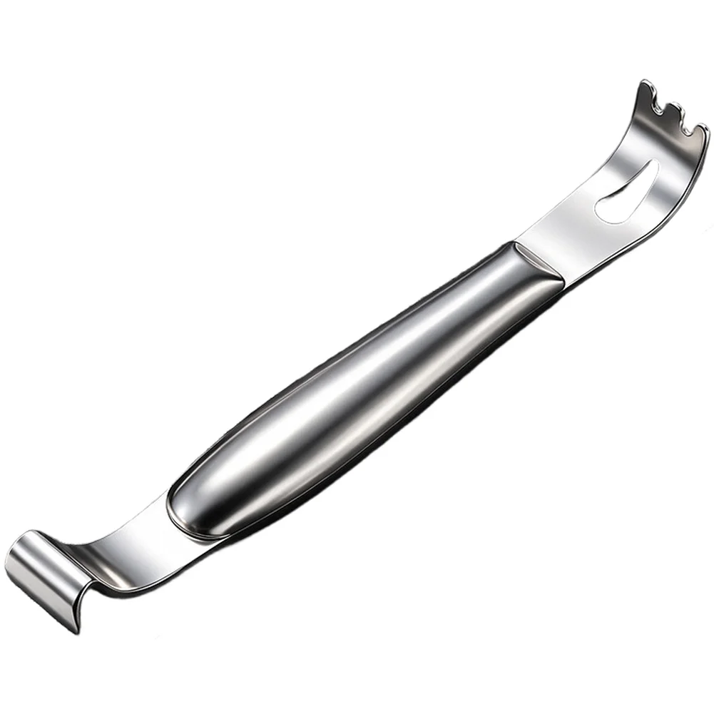 360 Degree Multifunctional Prying Tool Stainless Steel Handle Long 225mm For Car Interior Panel Upholstery Installation Removal