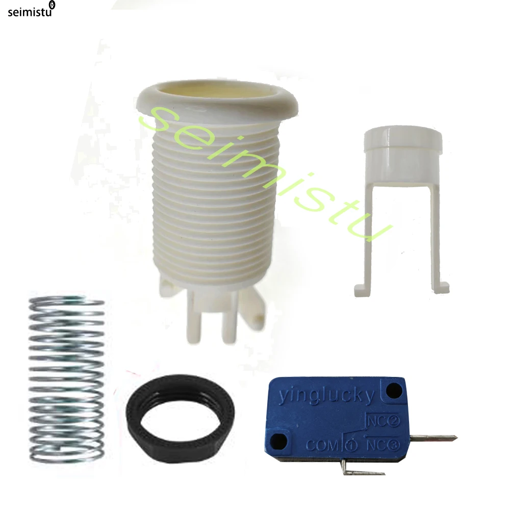 8 Stück amerikanische Happ-Style-Drucktasten, 28 mm, für Neo Geo Arcade-Spielautomaten, Joystick, verzögerungsfreie Controller-Tasten, Ersatzteile. – Detail 4