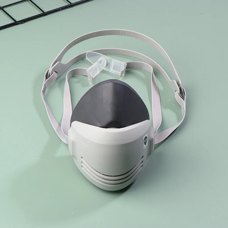 Máscara antipolvo antipolvo industrial, transpirable, lavable, antipérdida, polvo de lima, máscara de molienda para carpintería