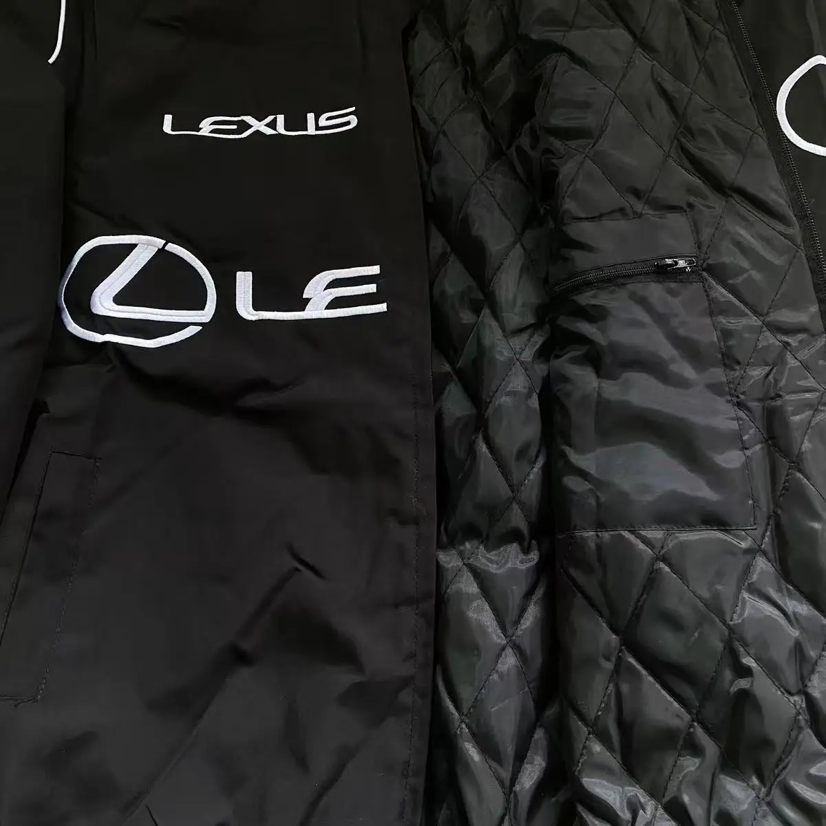 Lexus F1 Racing Motorcycle Retro Cotton Jacket High-End Embroidery 