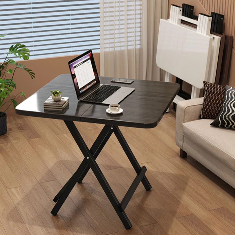 Picture 4: Voltsify Black 80x80cm Folding Wooden Dining Table for Home Furniture Dining Room Decor