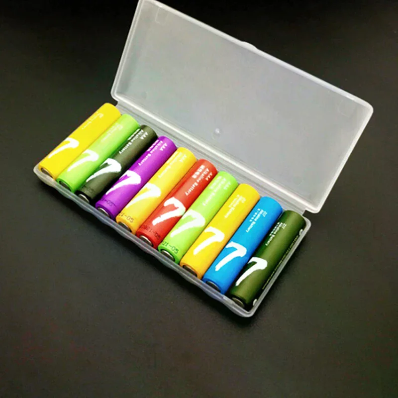 

Портативный пластиковый футляр-держатель для хранения 10 батареек типа ААА.