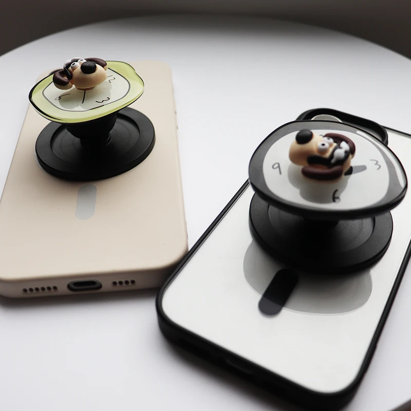 حامل هاتف مكتبي لطيف على مدار الساعة ، حامل سطح مكتب قابل للطي ، قبضة مغناطيسية ، أجهزة محمولة Magsafe ، كورية #1