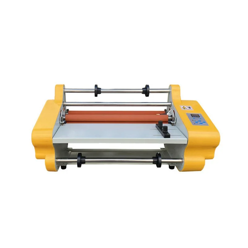 Automatic Laminator 800W 350mm Lamination Width Compact Desktop Document Color Page Pre-Coating A3