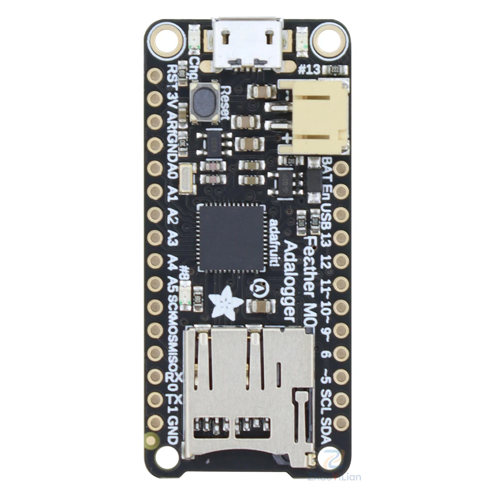 For 2796 Adafruit Feather M0 Adalogger ATSAMD21G18 Cortex M0 Data Logging Development Board