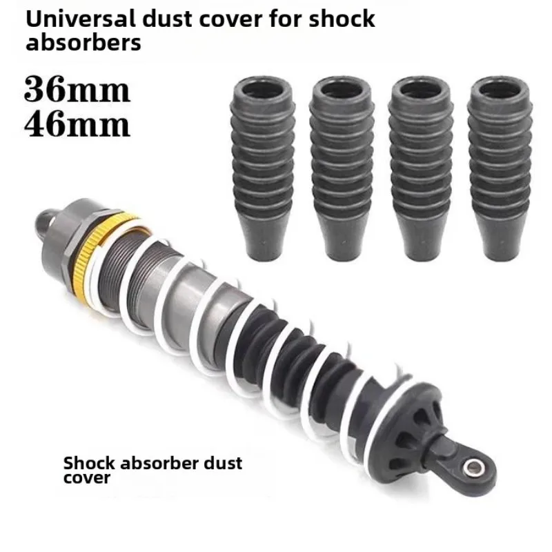 

Soft Rubber Shock Absorber Dust Cover for 1/10 RC Crawler Car AXIAL SCX10 II 90046 Jeep Chevrolet TRX6 Modified Accessories