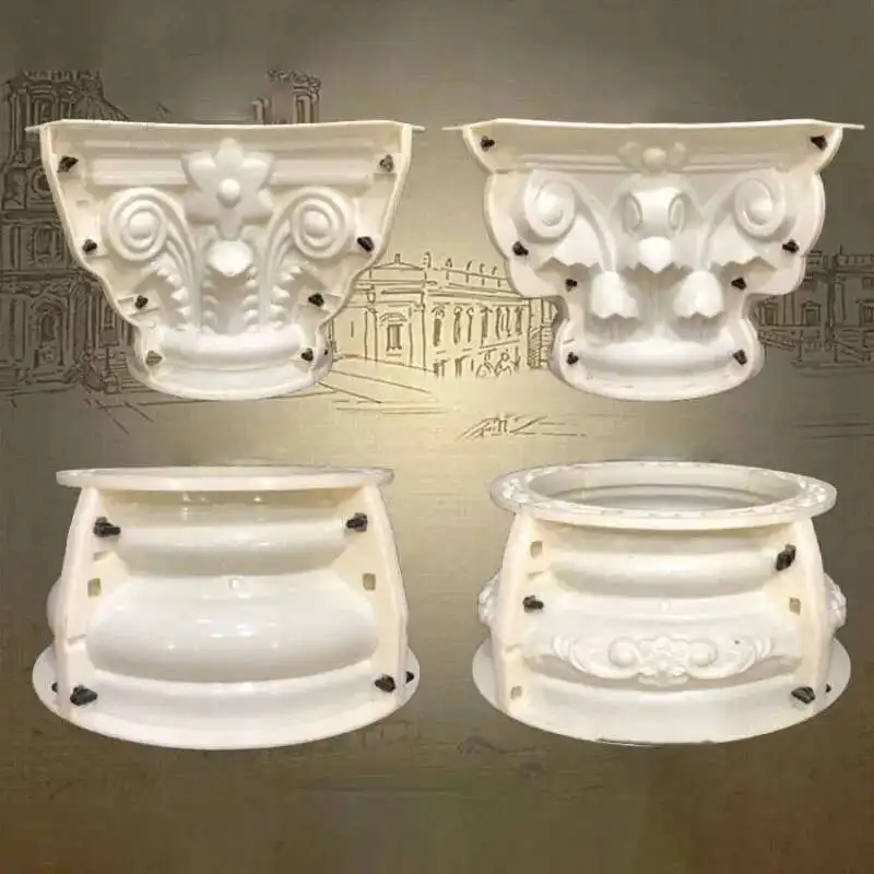 

Roman Cement Plastic DIY Column Mold Household Garden Buildings for Cylindrical Square Closure European Balcony Decorative Molds