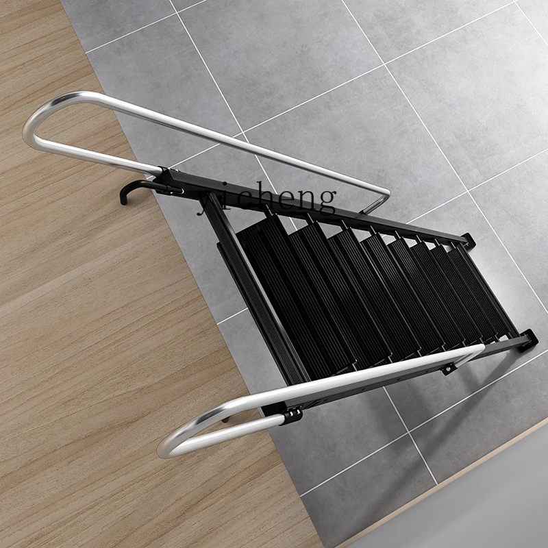 

FY household aluminum alloy folding loft ladder mobile telescopic stairs
