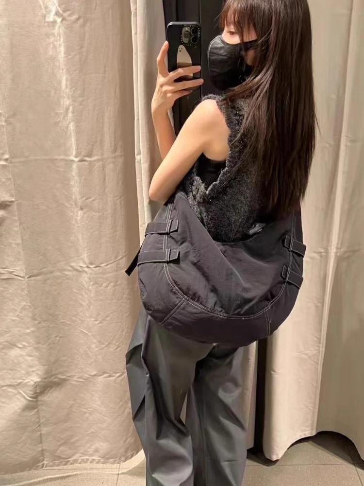 Denim Jeans borsa a tracolla a tracolla ragazza moda Design di lusso Totes per le donne borsa e borsa per lo Shopping Casual di grande capacità