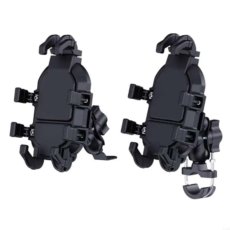 

2025 New 360 Rotatable Motorcycle Phone Mount Shock Absorbing Design Easy Installation 2 Type for Riding Enthusiasts
