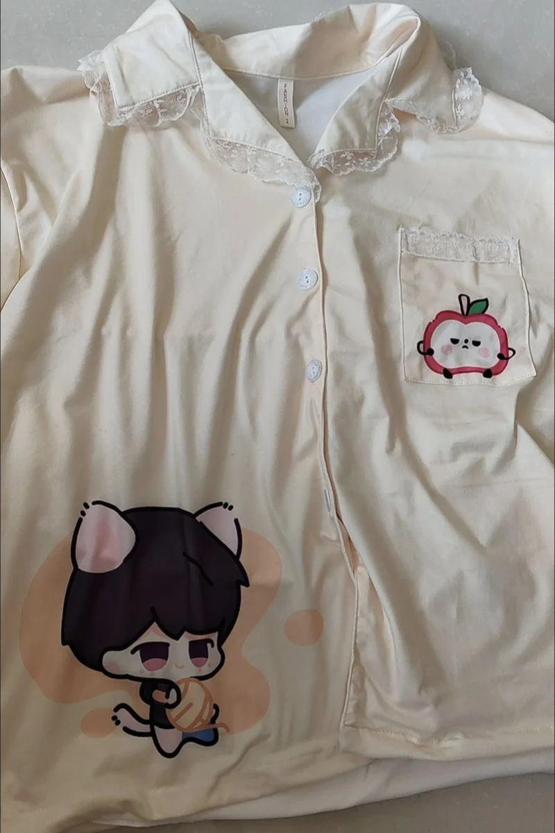 Love and Deepspace Caleb Zayne Sylus Xavier Rafayel Creative secondary yuan game surrounding home wear cute cartoon pajamas