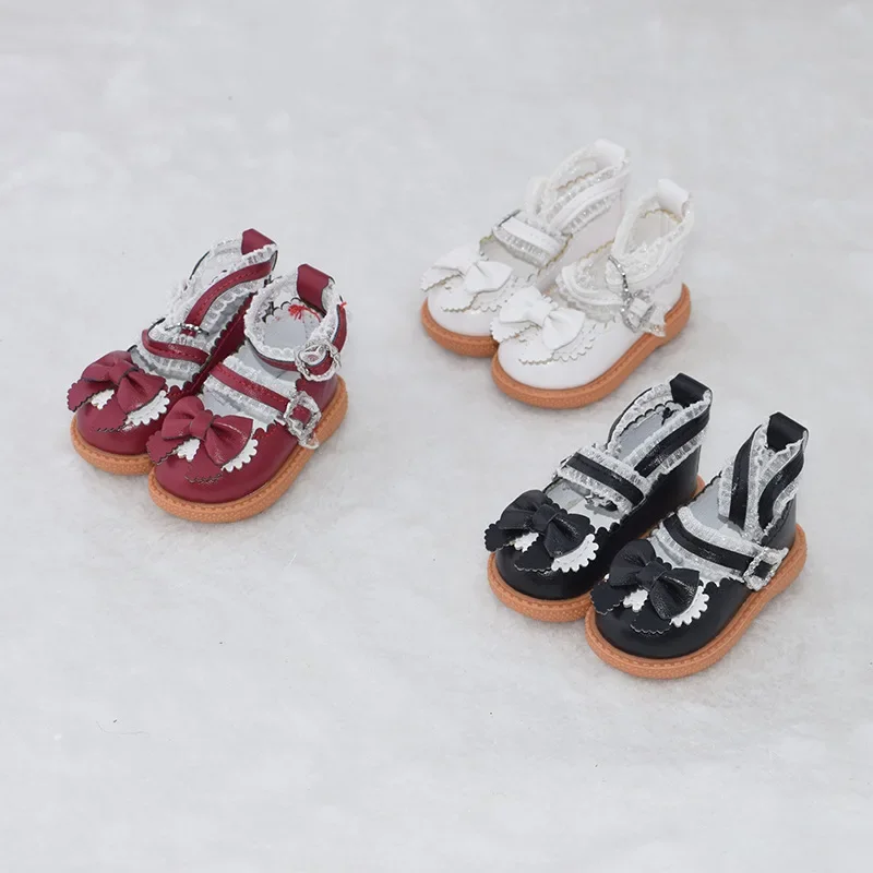 1/4 BJD Doll Shoes Thick Sole Leather Shoes Any Combination Can Wear Kawaii Product Gifts for  Friends or Kids Dolls Accessories