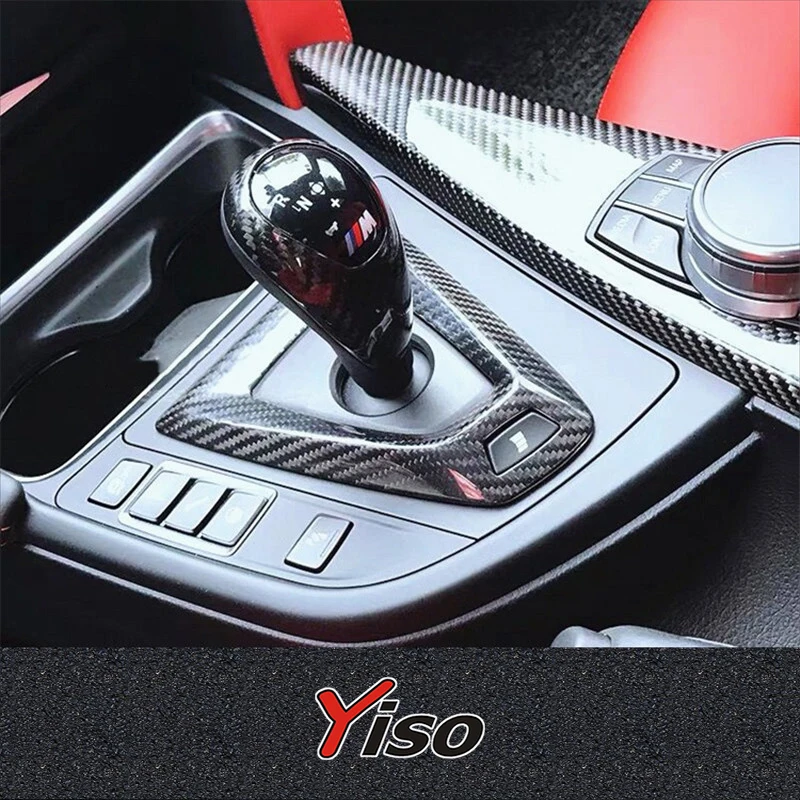 Suitable for M2Competition Carbon fiber Modified encirclement Shift knob cover Triangular operculum
