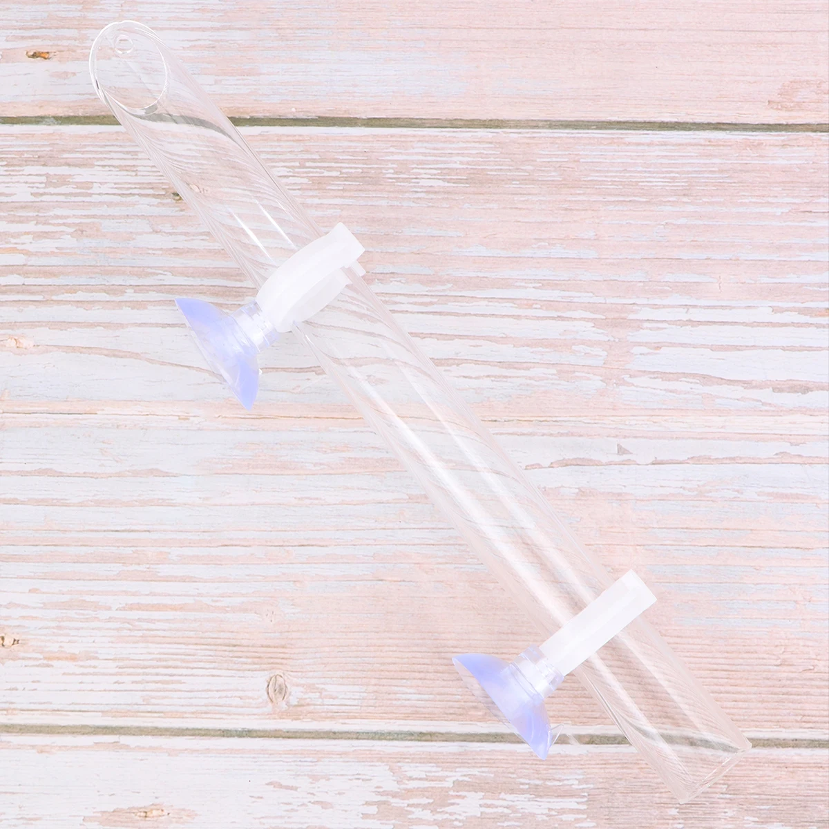 

Tube Pot 2.5x22cm Aquarium Feeder Glass Transparent Durable Safe for Streamlined Design Easy Feeding No Leakage High Brightness