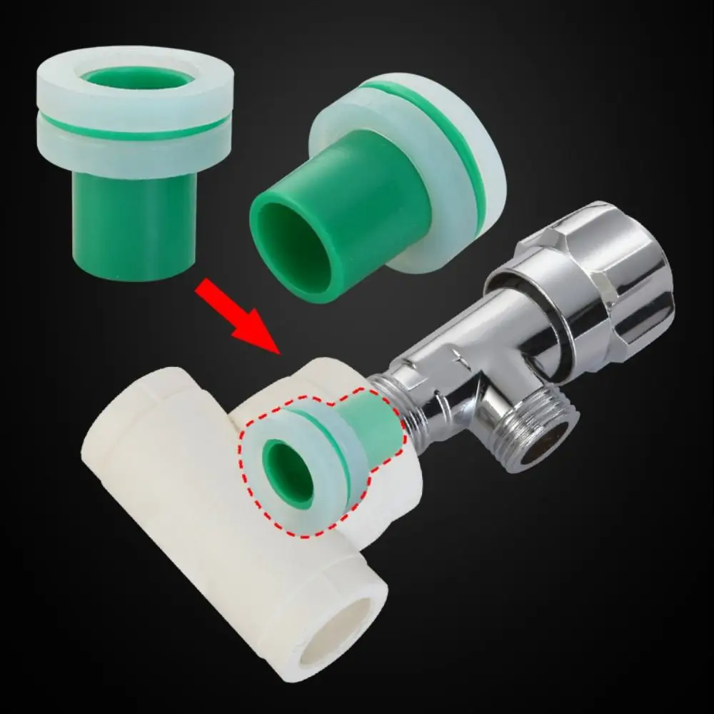 Silicone Sealing Ring PPR Pipe Plugs BSP Thread End Cap Plug Sealing Gasket Buckle Pad 4-Point 6-Point Design