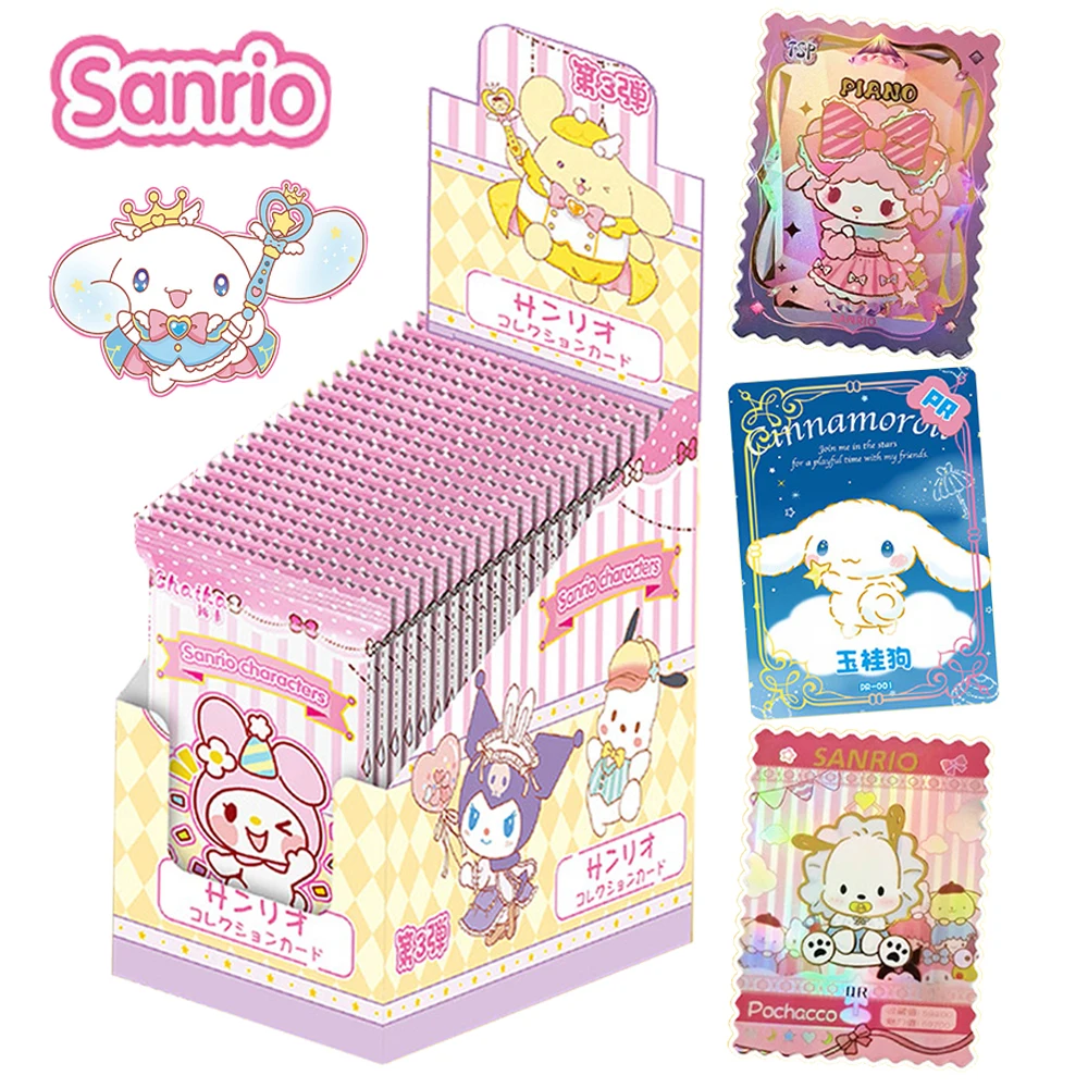 Carta Sanrio all'ingrosso per bambini Pochacco Pianoforte Popolare e carino Cartoon Star Squisito gioco limitato Collezione di carte Giocattoli per bambini