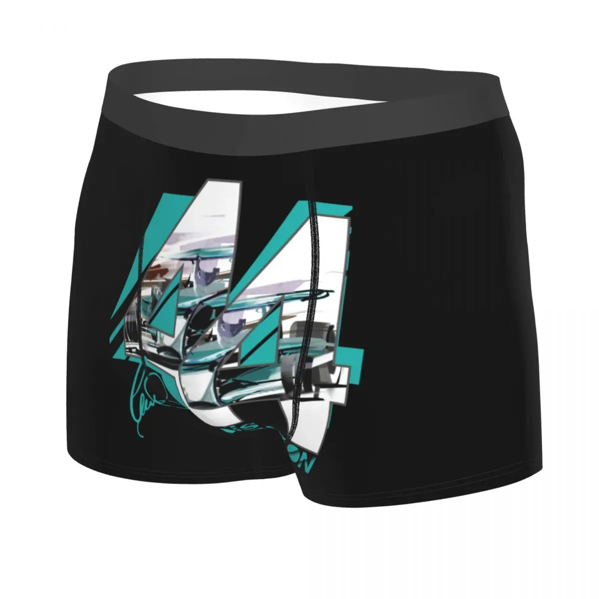 Custom The Lewis Legacy Motorsport Boxers Shorts Mens 44 Number Car Racing Briefs Underwear Novelty Underpants