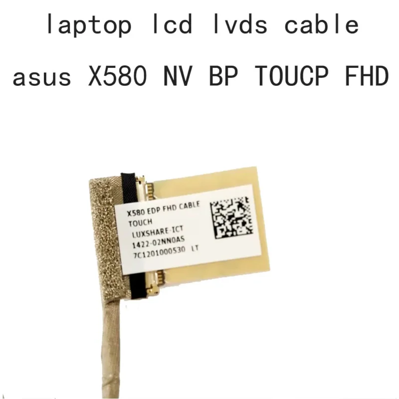 For Asus X580 X580NV X580BP VD 1422-02NN0AS pins 40 PIN LCD EDP FHD LVDS Cable