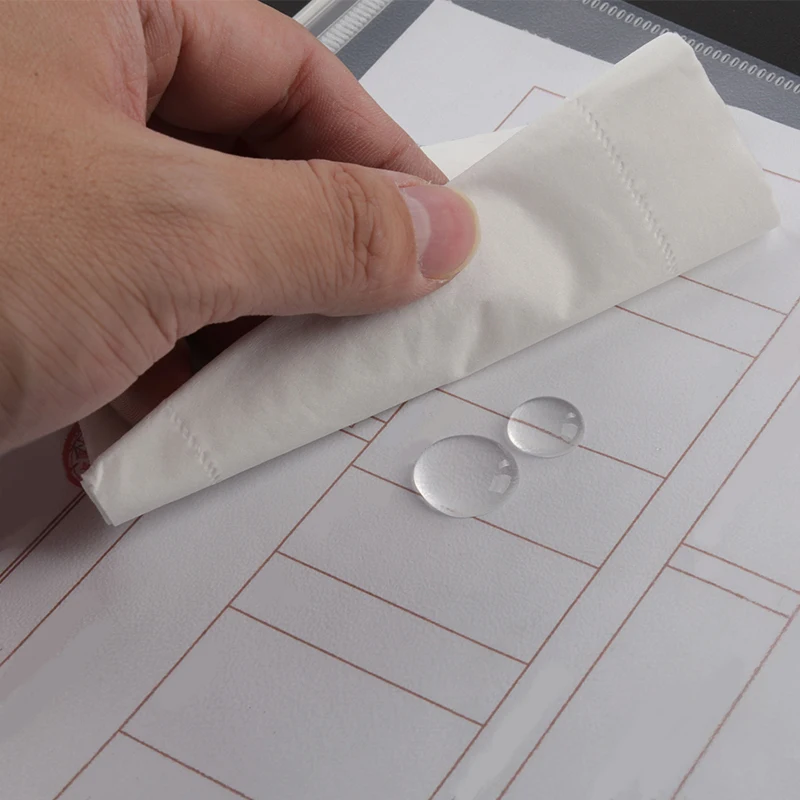 10 قطعة A4A5A6 امتحان شبكة سستة حقيبة مكتب الطالب بسيطة سعة كبيرة أكياس المستندات شفافة