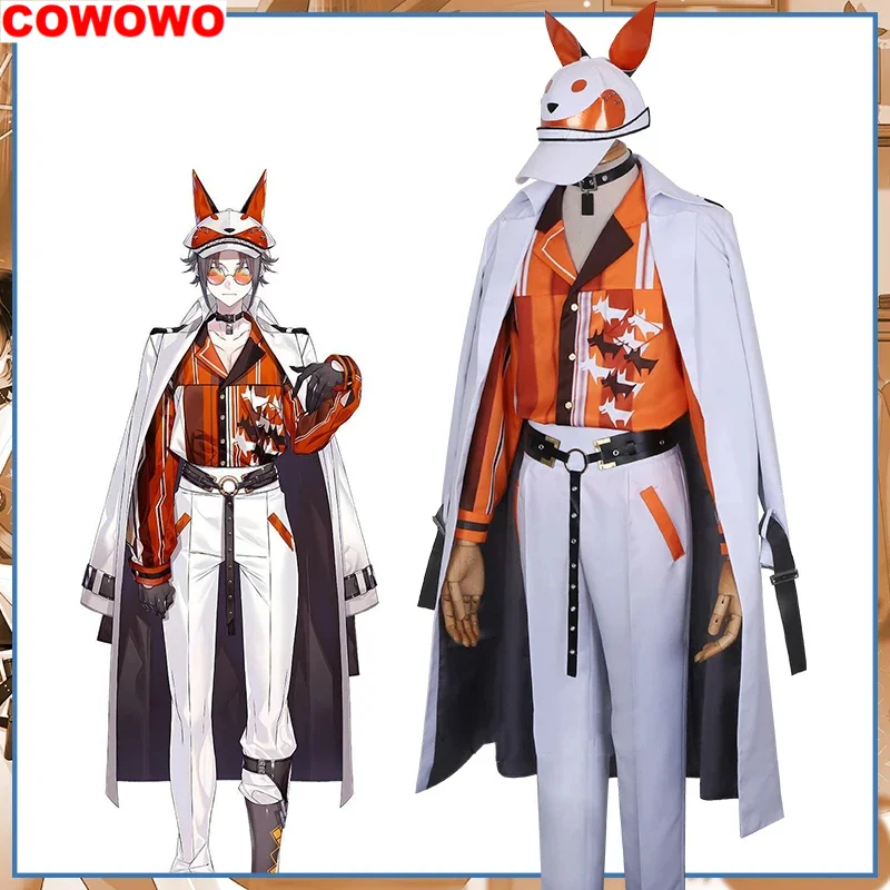 

COWOWO Anime Vtuber Luxiem Nijisanji Mysta Rias Game Suit Handsome Uniform Cosplay Costume Party Role Play Outfit Men M-XXL