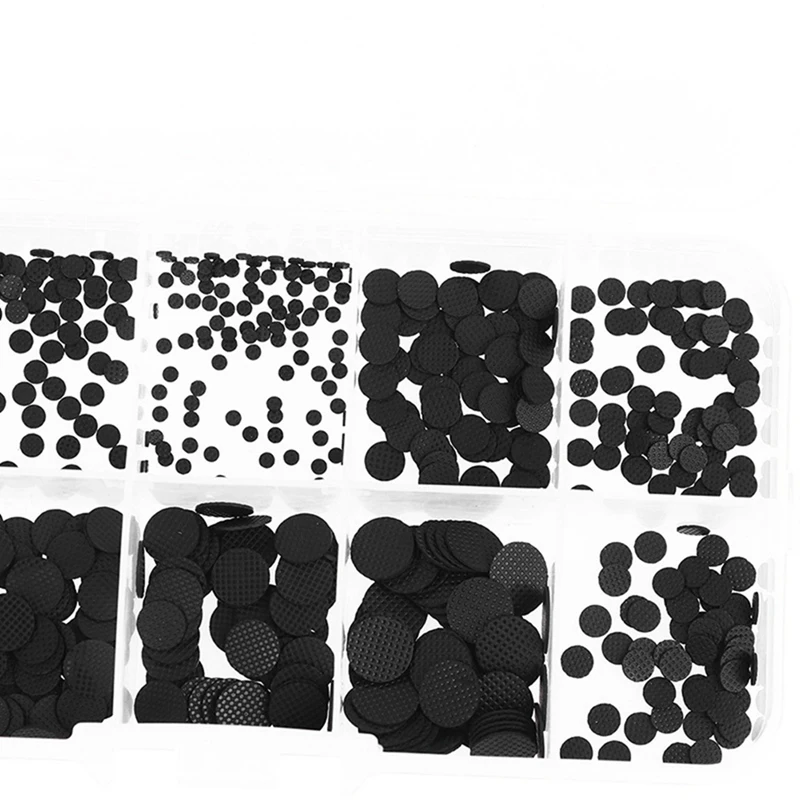 500Pcs/Box 1.5-8Mm Different Sizes Conductive Rubber Pads Keypad Repair Kit For IR Remote Control Conductive Rubber