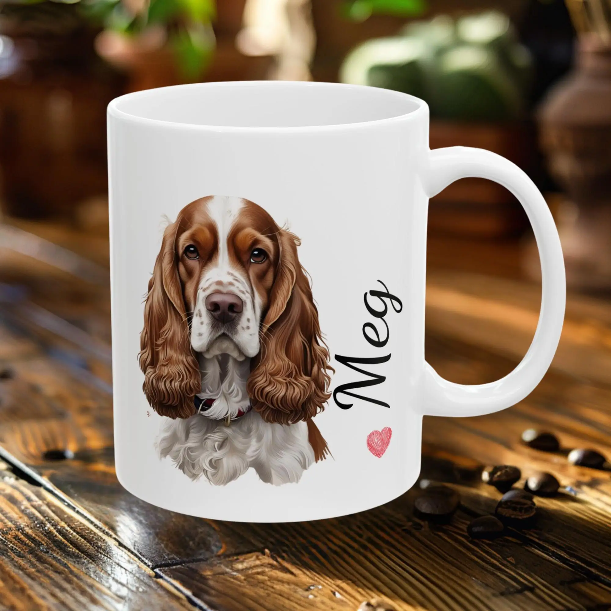 

Personalized Coffee Mug Featuring Name Photo Custom Drinkware Dog Cat Portraits Pet Memorial Coffee Cup Gift Unique Gift Idea