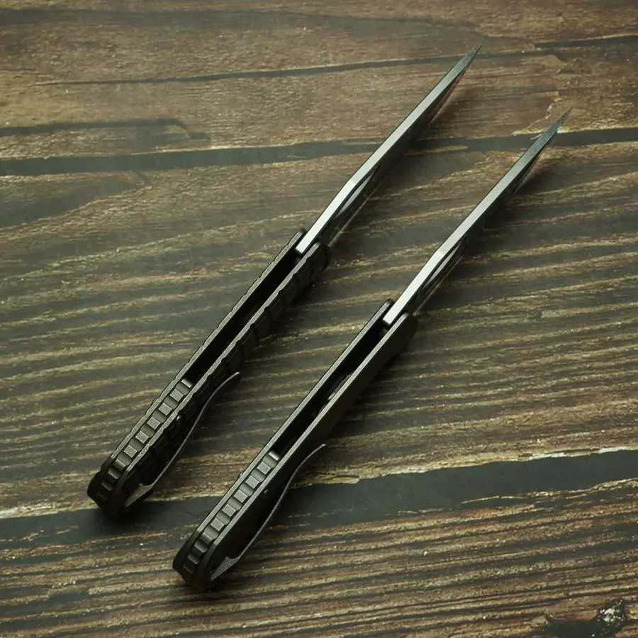 LEMIFSHE Dixon cuchillo plegable EDC de acero y titanio - imagen 5