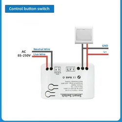 온도 센서가 있는 Tuya 스마트 지그비 스위치, 수동 건식 접촉 지그비 릴레이, 홈 어시스턴트 AC 85-250V