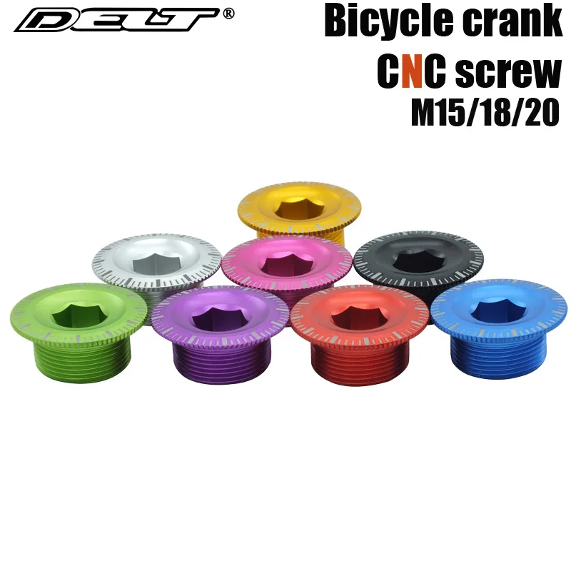 

DELT M15 M18 M20 Bicycle Cranks Screw 7075 Alloy Crankset Cover FOR IXF Cycling MTB Bike Bolt Cap Parts