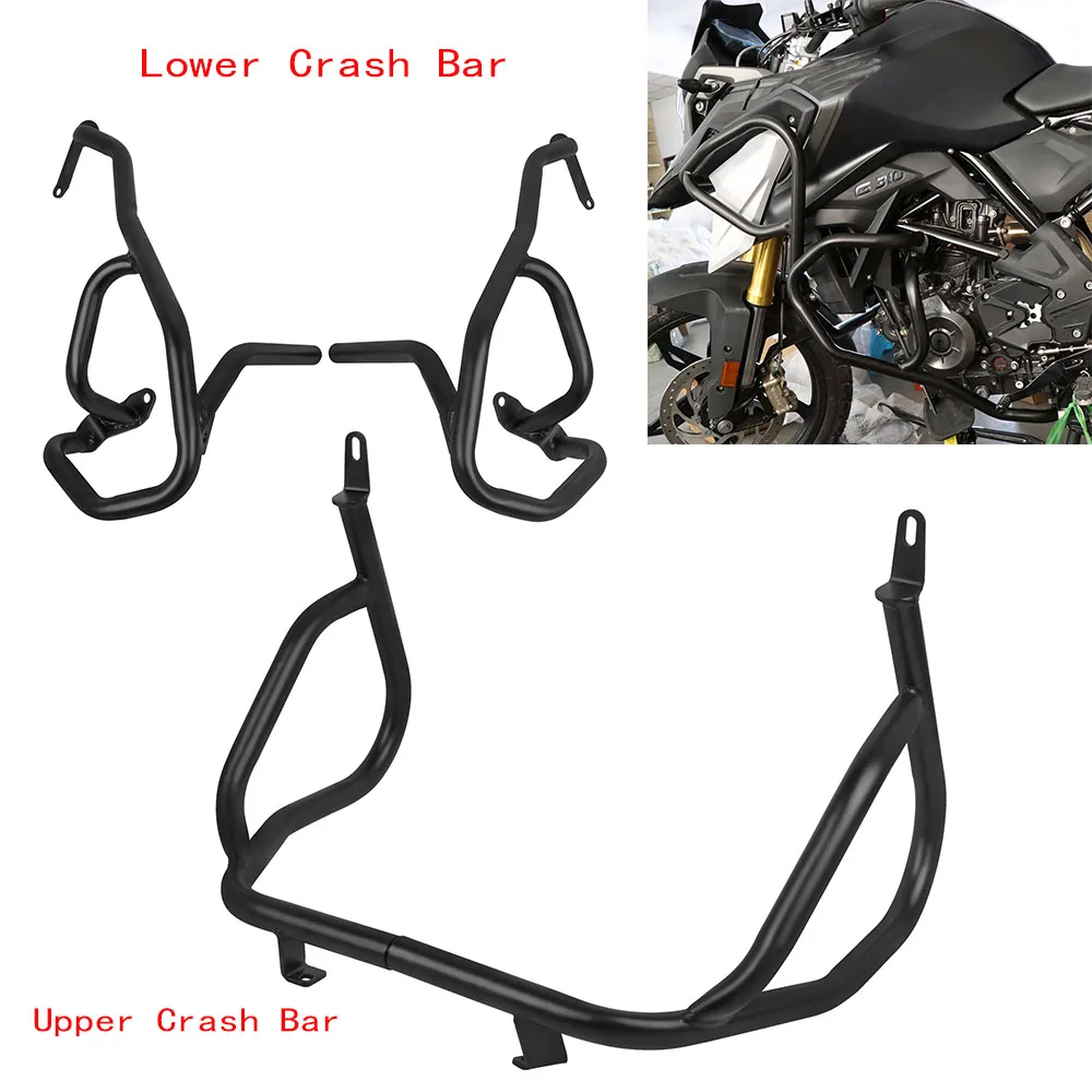 Motorcycle Engine Guard Lower Crash Bars Falling Protection Bumper Stunt Cage For BMW G310GS G310 GS G310R G 310R 2021-2023 2024