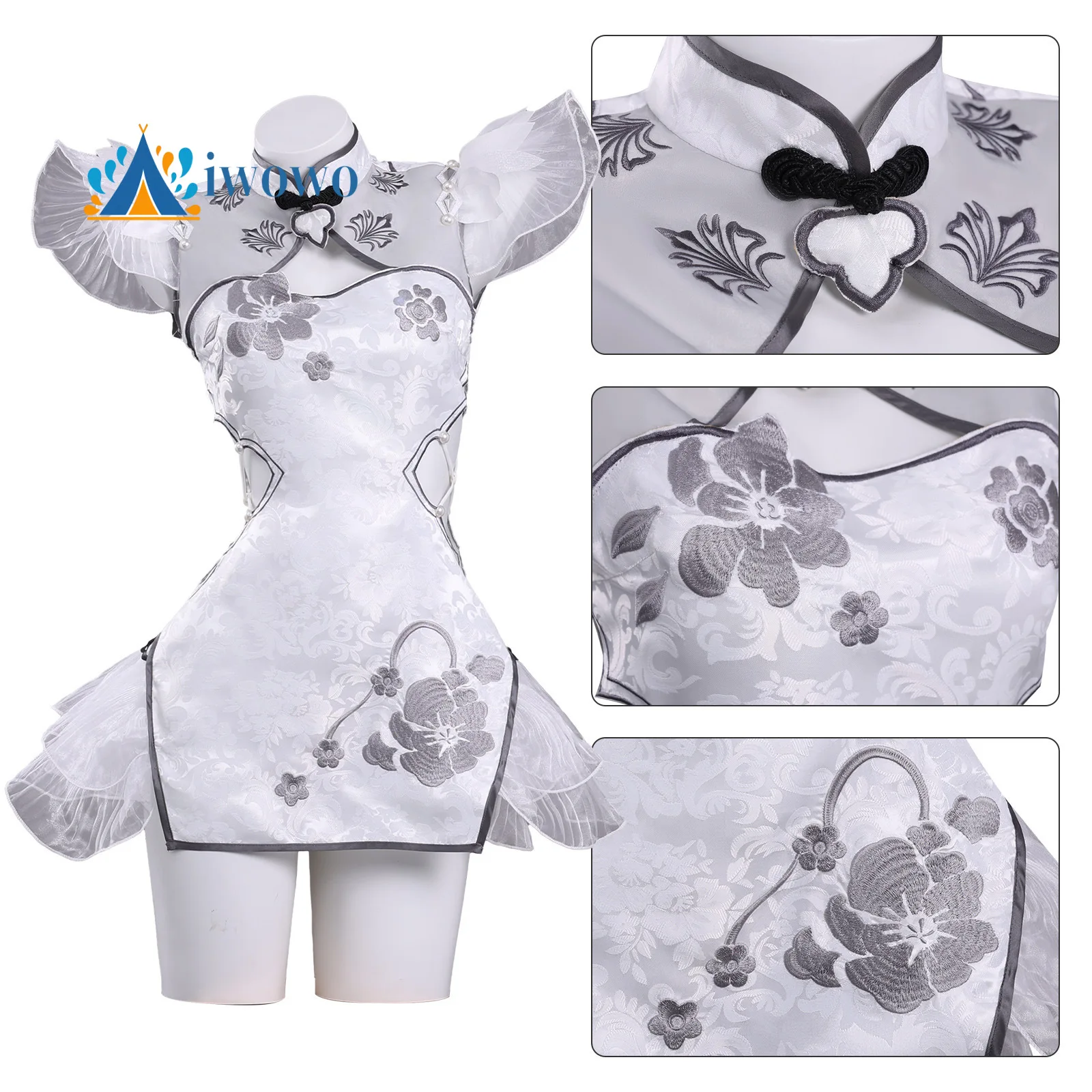 

Game Naraka: Bladepoint Yin Ziping Cosplay Costume Chinese Cheongsam Sexy Uniform Women Halloween Party Roleplay Suit