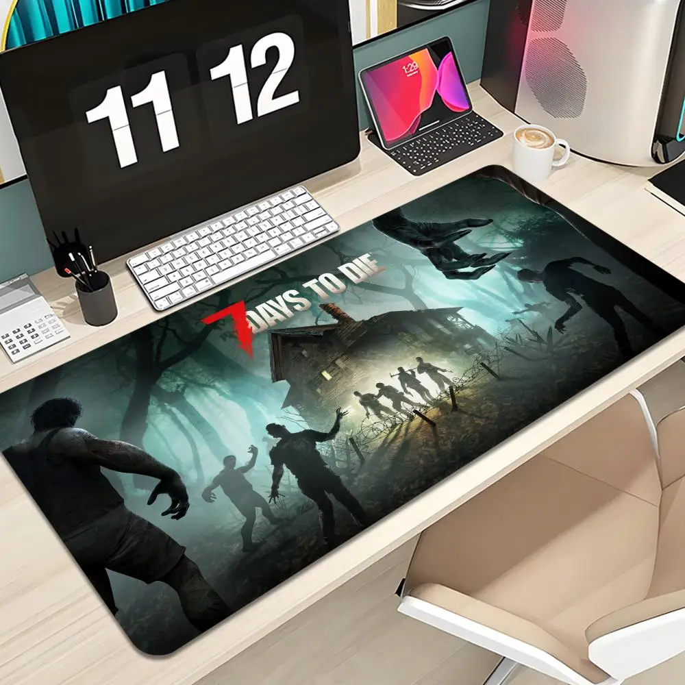 

7 Days to Die Mouse Pad Keyboard Mousepad large 1200X600 mm Desk Mat PC Gamer High definition printing Table pad