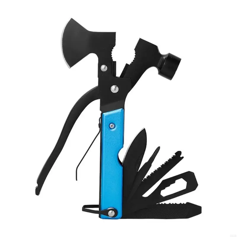

Delicate 13 In 1 Stainless Steel Axes Tool Hammer For Emergency Camping Home Repair M68E