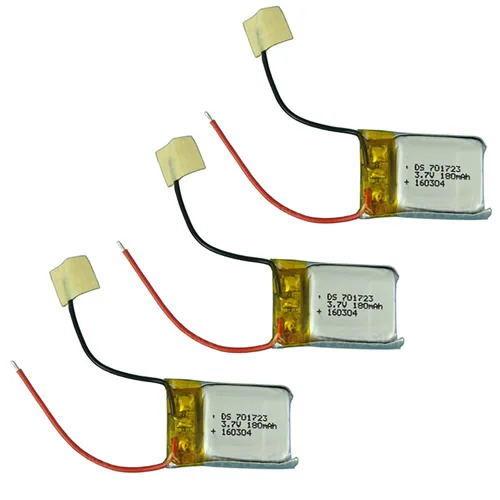 3 sztuk baterii 3.7V 1800mAh bateria Lipo część zamienna do Syma S107H bateria do helikoptera na radio część akcesoria