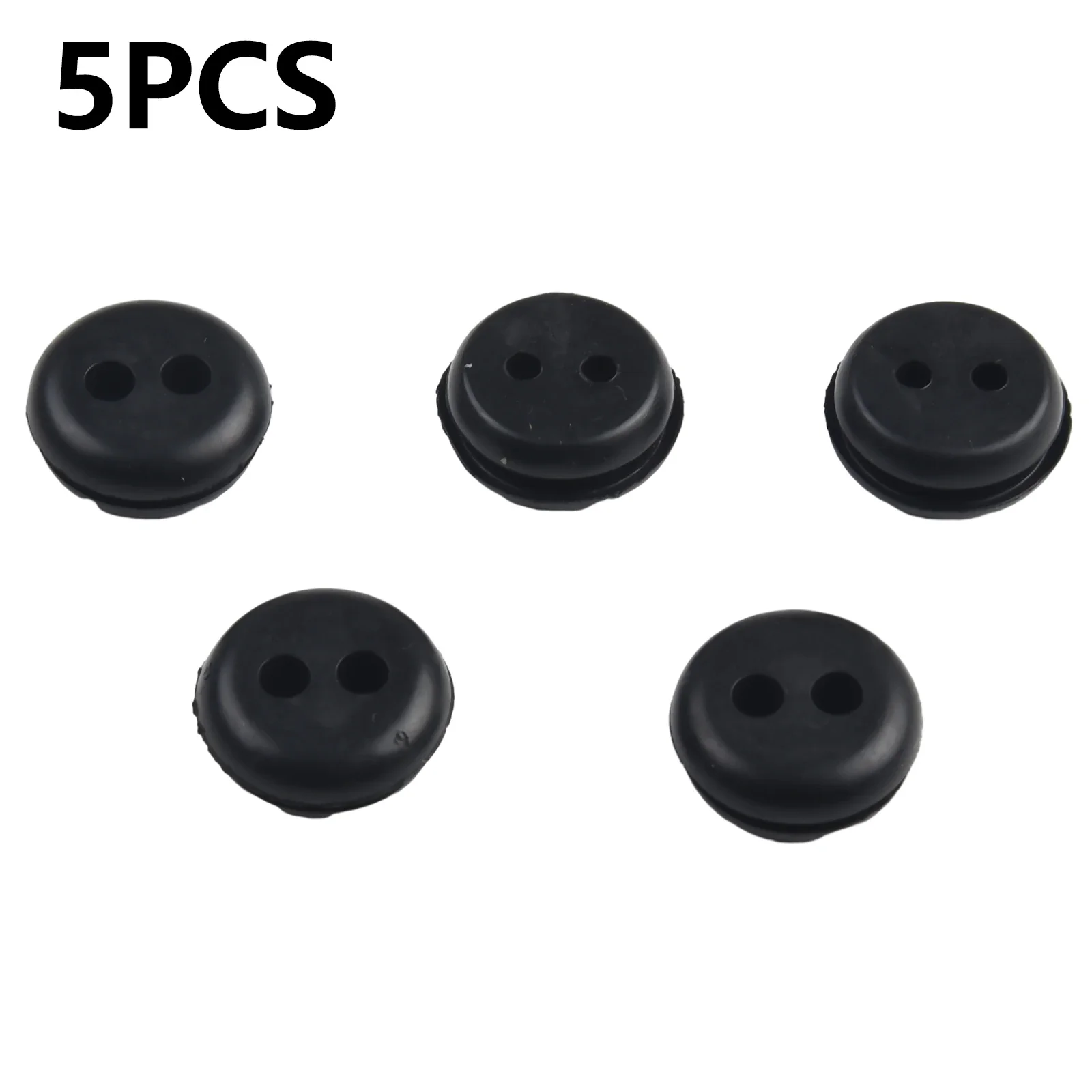 5 Pcs 2 Hole Fuel Gas Tank Grommet Replacement For StihlForH-onda Trimmer Awn Mower Parts Accessory Replacement Rubber Grommets