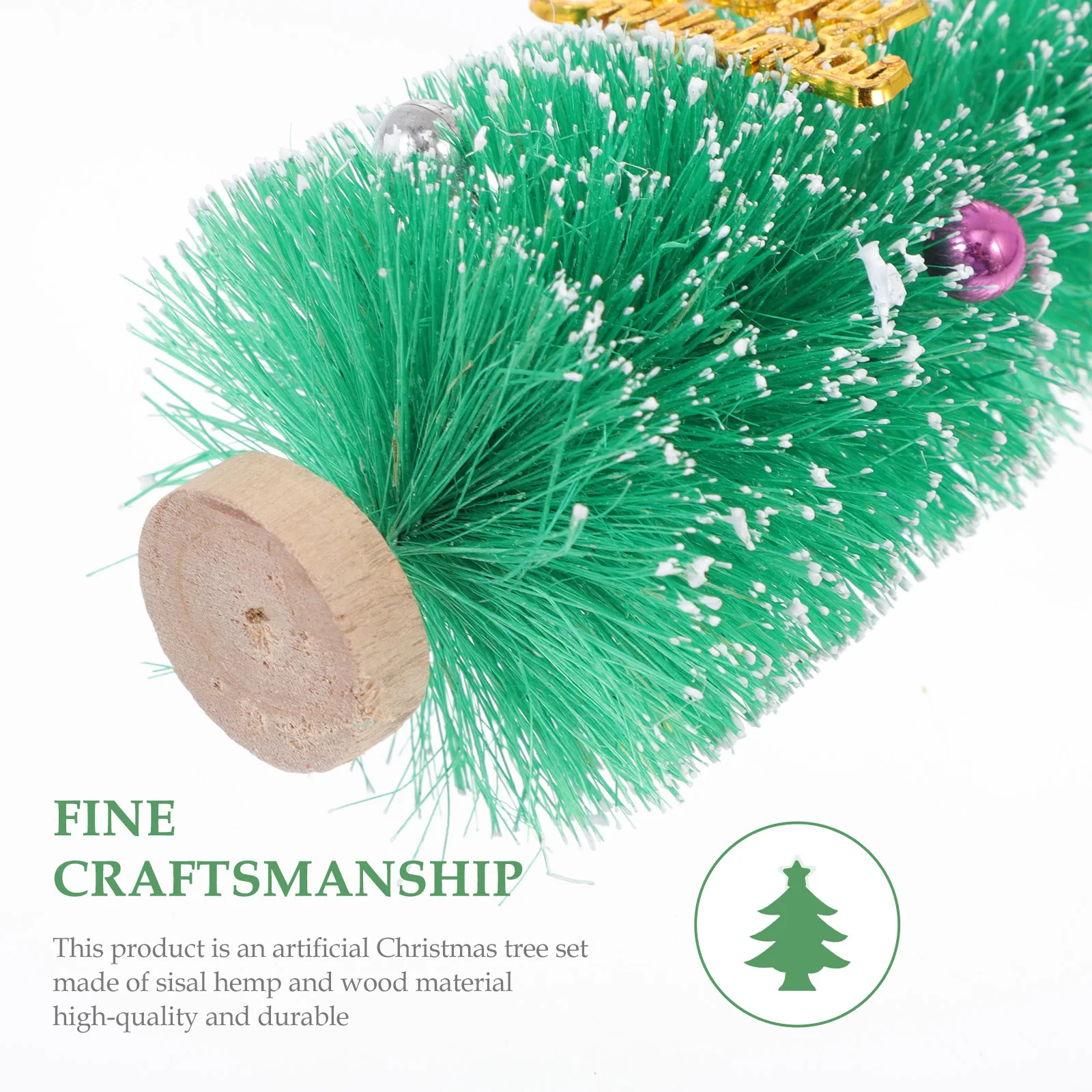 

2pcs Mini Christmas Tree Decor, Small Artificial Xmas Tree For Desktop Table Ornament, Home Party Winter Decoration, Showcase