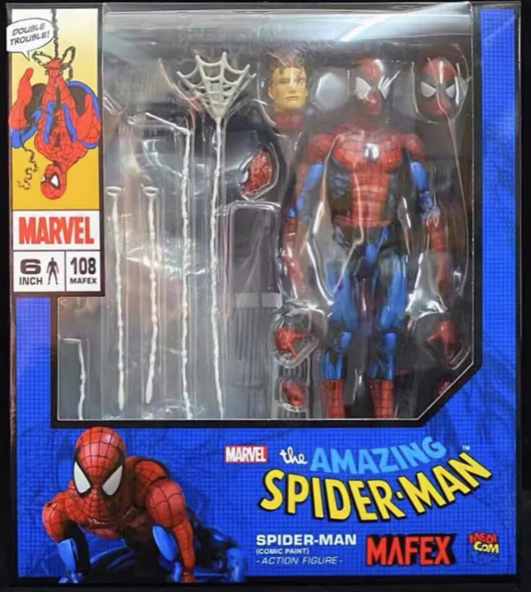 アメコミ MAFEX No.075 SPIDER-MAN COMIC Ver. C MAFEX 075 THE AMAZING SPIDER MAN COMICS | Amazon.com.br