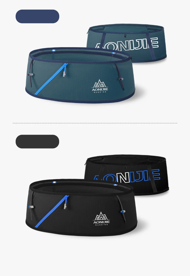 AONIJIE W8101 Hydration Running Belt Waist Pack Travel Money Bag Trail Marathon Gym Workout Fitness Mobile Phone Holder