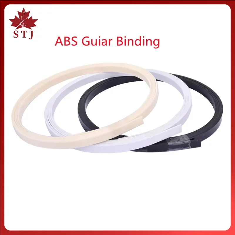 10pcs ABS Acoustic Guitar Binding Purfling Strip Body Edge Inlay Parts