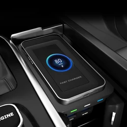 Car wireless charging phone charger fast charger charging holder for Volvo XC90 S90 V90 XC60 S60 C60 V60 accessories