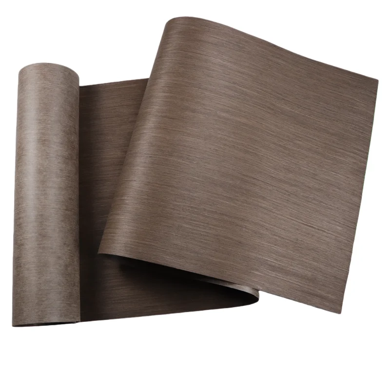 Placage en bois de chêne noir pour bricolage, haut-parleur fait à la main, meubles de guitare, rénovation, porte décorative en bois massif, décor en bois