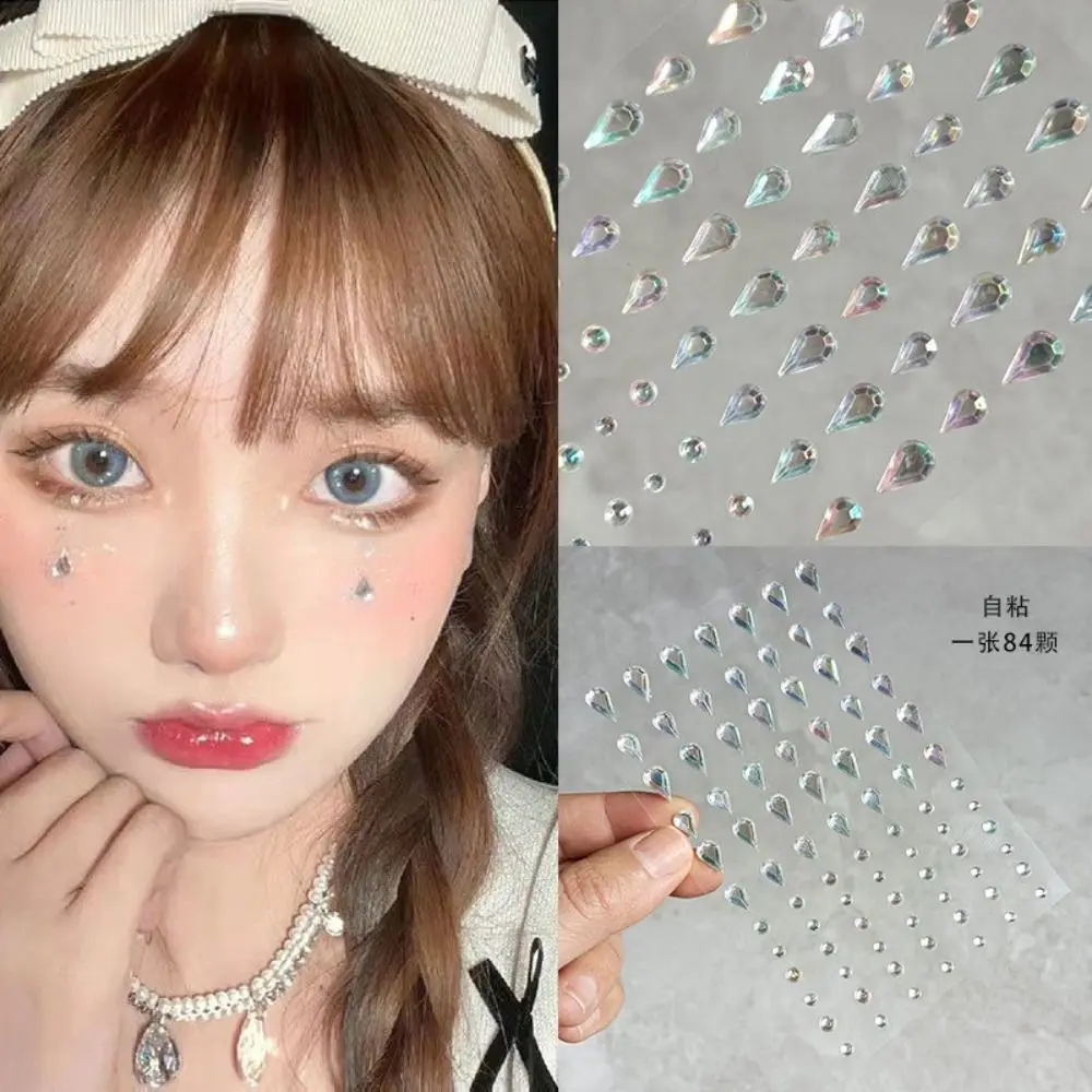 

Украшение для макияжа, инструменты для макияжа, цветные бриллианты для тела, наклейки со стразами для лица, татуировки для лица, наклейки, подводка для глаз, алмазные наклейки