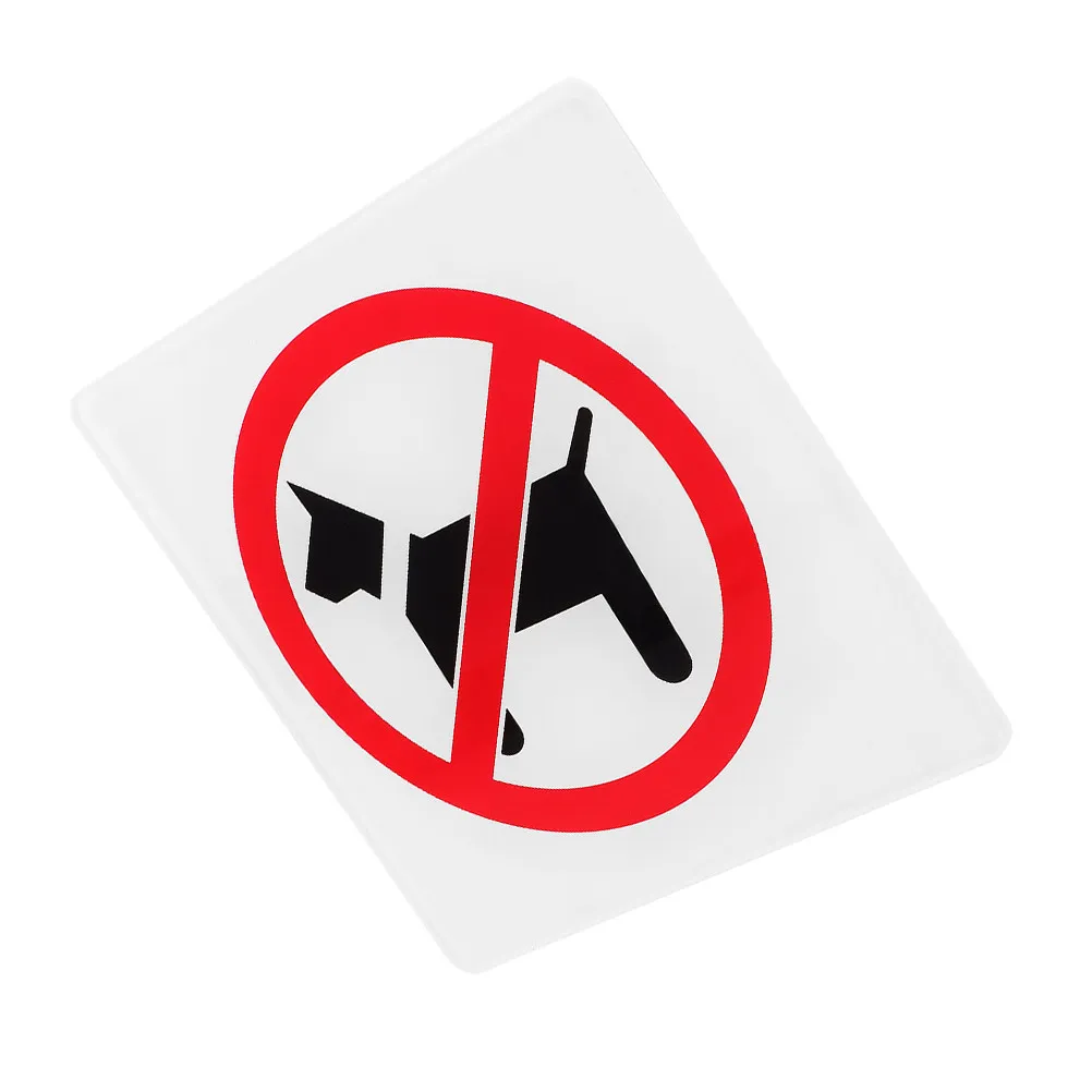 No Pet Allowed Sign Heavy Duty Acrylic Notice Sign for Door Entryway Business Premises Clean Safety Compliance No