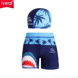 IYEAL Kids Boy Swimming Trunks Cartoon Print  Bathing Suit Children Swim Shorts Kids Toddler Beach Swimwear Pool Shorts