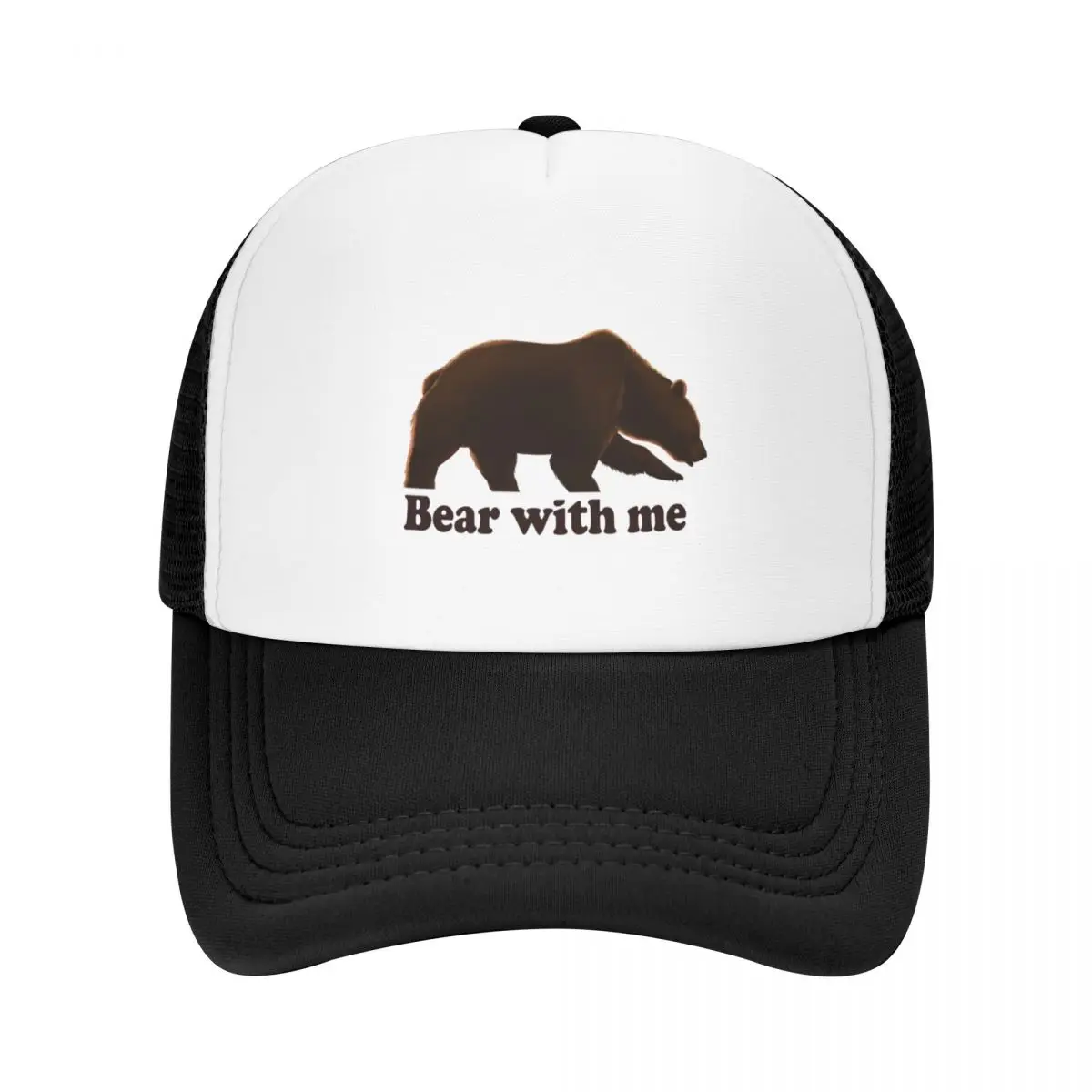 

Bear with me Baseball Cap Funny hats fishing hat Hat Luxury Brand tactical cap Designer Man Women's